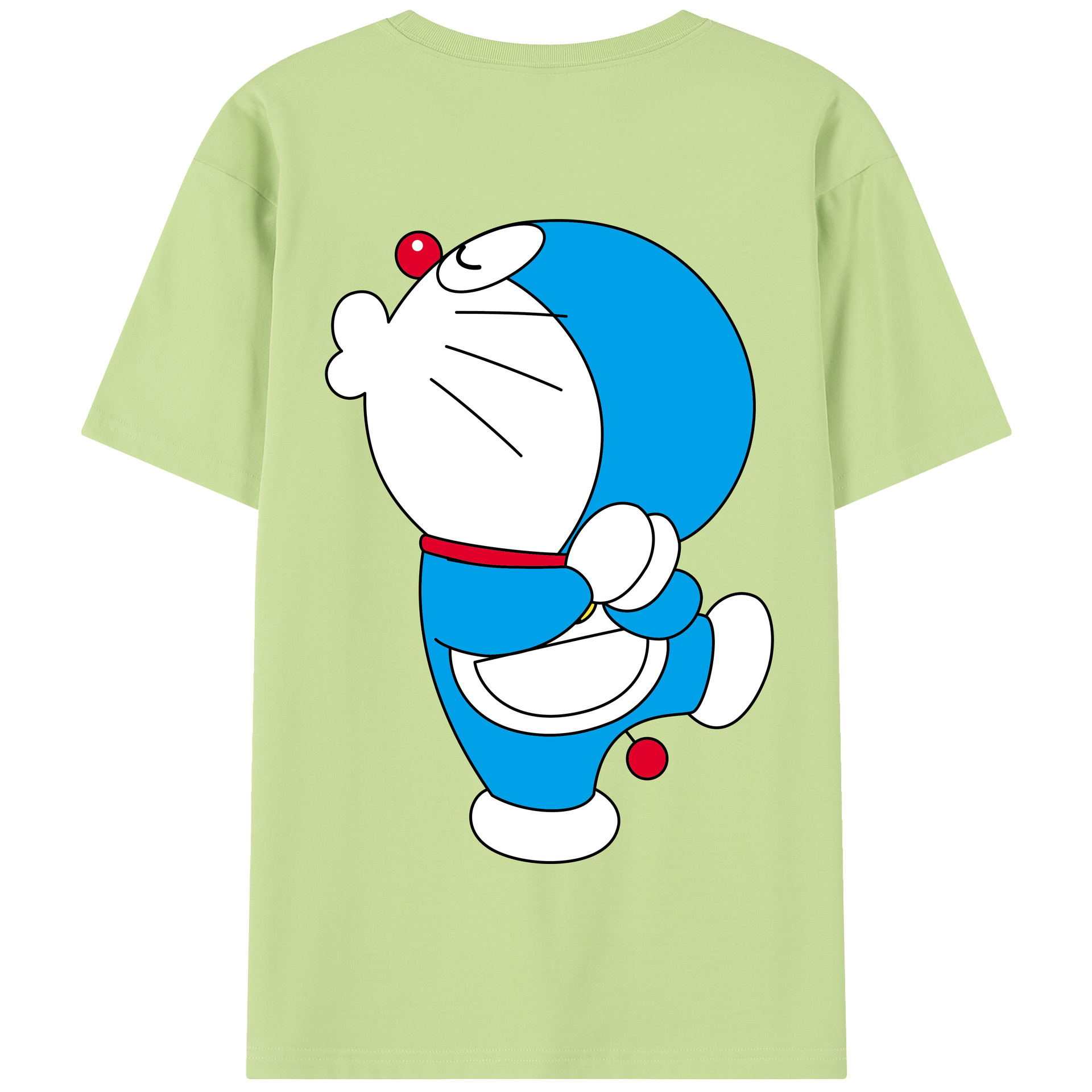 （画像用） ドラえもん Doraemon 綿100％半袖Tシャツ（背面プリント）
